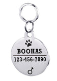 Personalized Dog ID Tag Stainless Steel Pet ID Tag