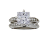 Cubic Zirconium CZ SS Bridal Sterling Silver