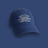 Single-color Adjustable English Numeral Embroidered Washed-out Distressed Simple Trendy Baseball Cap, Suitable For Travel, Daily Outings And Shopping.