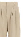 Saint Laurent Women Pleat Pants
