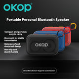 KP-814 Portable Outdoor Bluetooth Speaker With Lanyard Best-Selling Compact Desktop Speaker With TF Card Support Subwoofer Bass And Long Battery Life In Stock