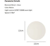Ball Minimalist Designer Model Glass Wall Lamp