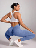Threaded Yoga Pants With A High Waist For Lifting The Hips Perfect For Outdoor Activities