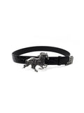 Textured Embossed Full-grain Leather Belt