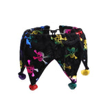 Halloween Hat And Scarf Set Skull Pattern Cat Cape Hat Set