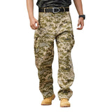 Outdoor Hiking Fleece-Lined Warm Casual Multi-Functional Waterproof And Wear-Resistant Workwear Tactical Pants