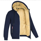 Lamb Fleece Thickened Sports Casual Thickened Hooded Jacket
