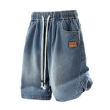 Trendy American-style Summer Slim-fit Denim Shorts
