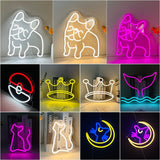 Acrylic Neon LED Decor For Kids Rooms