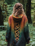 Casual Womens Jacket For Fall And Winter With A Skin-friendly Digital-print Design