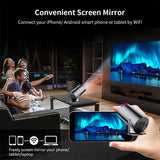 Portable Home Theater Projector, Mini Projector For Bedroom Gaming Movies