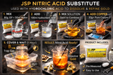 JSP Nitric Acid Substitute Sodium Nitrate for Gold Refining & Recovery - Reagent Grade (4 oz, 8 oz , & 16 oz bag)