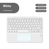 Bluetooth Keyboard With Touch For Mobile Phone Tablet Wireless Rechargeable