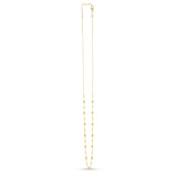 14k Yellow Gold Bead Necklace