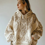 Hooded Women's 3D Printed Hoodie