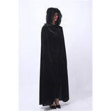 Velvet Thin Black Halloween Cape Cloak