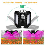 Red And Blue Spectrum Tri-Fold Plant Grow Light