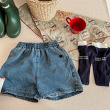 Girls Summer Denim Jeans Boys Shorts