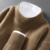 Men's Casual Loose-Fitting Cashmere Base-Layer Sweater