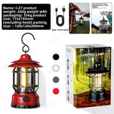 Camping Light, Ambient Light, Flame Camping Lamp, Tent Retro Hurricane Lamp