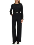 Gucci Women Viscose Jumpsuit With Belt