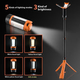 Retractable Folding Charging Camping Lantern Outdoor Lighting