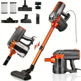 600W 4-in-1 Corded Stick Vacuum Cleaner 18KPa Lightweight Handheld