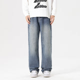 Mens Trendy Straight-leg Loose-fit Fashion Workwear