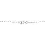 .925 Sterling Silver Diamond Accent Virgo Zodiac Key 18" Pendant Necklace (K-L Color, I1-I2 Clarity)