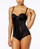 Maidenform Ultra-Firm Convertible Body Shaper with Built-in Underwire Bra Black