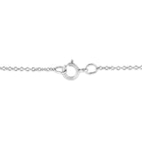 .925 Sterling Silver Prong-Set Diamond Accent Starfish Pendant Necklace (I-J Color, I1-I2 Clarity) - Size 18"