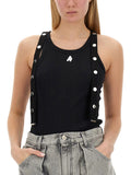 The Attico Women Jersey Tank Top