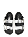 Jil Sander Women Leather Sandal With Buckle