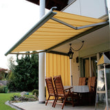 D8300 Full Box Retractable Awning 2-6m & 1.5-3m  Heavy Duty Motorized Patio Canopy With LED Light Remote  Smart Rain Wind Sensor