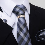 Multi Colored Striped Floral Mens Tie
