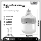 Led Stall Night Market Stall Light Outdoor Camping Charging Wireless Lighting