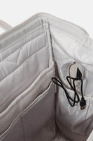 Himawari Contrast Waterproof Backpack Bag with External USB Port
