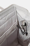 Himawari Contrast Waterproof Backpack Bag with External USB Port