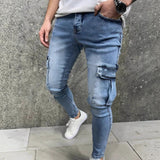 Fashionable Leopard-print Trendy Comfortable Denim Jeans