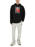 Palm Angels Men Palm Ski Club Print Sweatshirt