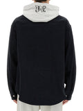 Palm Angels Men Shirt-Jacket With Monogram