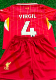 Virgil van Dijk Liverpool Kids Jersey Set Soccer Football Toddler Youth Tshirt