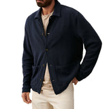 New Fallwinter Mens Casual Knitted Cardigan With A Lapel And Buttons