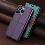Anti-theft Card-Slotted Business Leather Case Light Luxury Skin-Feel Phone Case