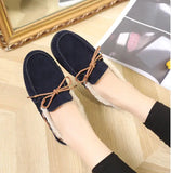 Women's Winter Plush Slip-On Moccasin Flats