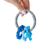 Babyjem Silicone Teether Toy Ring Set for Babies - Safe, BPA-Free, and Durable Baby Teething Relief