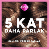 Elidor Ultra Shine Hair Care Shampoo - 100 Hours of 5x More Shine, Intensive Nourishment for Damaged Hair