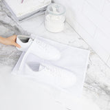 Ocean Home Shoe Washing Bag - White, 35x40cm - Protects & Cleans Delicate Shoes