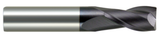 Melin Tool AMG-808-NC Carbide Square Nose End Mill, AlTiN Monolayer Finish
