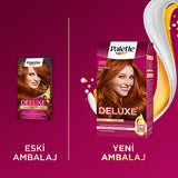 Palette Deluxe Intense Copper Hair Dye 7-77 - Long-Lasting, Nourishing Hair Color